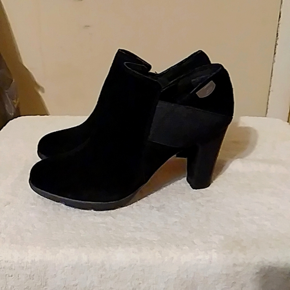 Anne Klein Sport Black Suede Booties